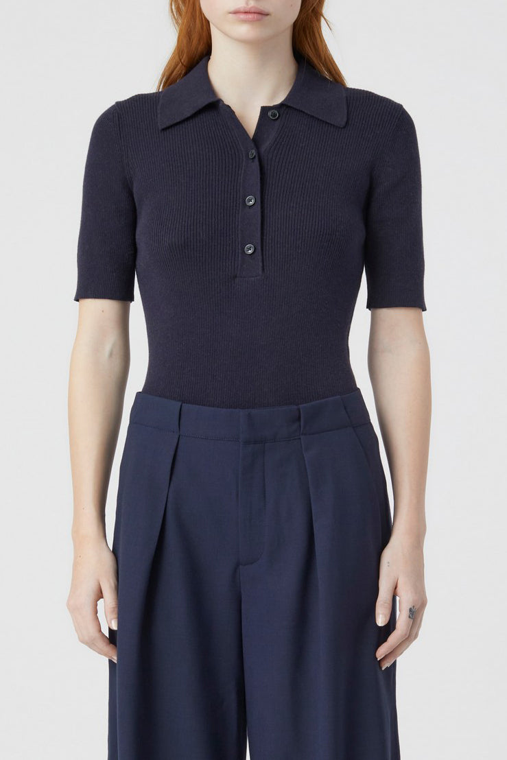 Polo Short Sleeve - Dark Night - Femme