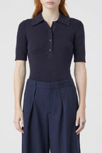 Polo Short Sleeve - Dark Night - Femme