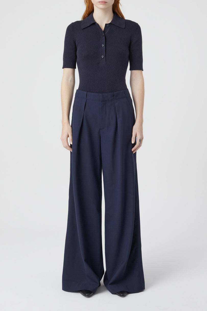 Polo Short Sleeve - Dark Night - Femme