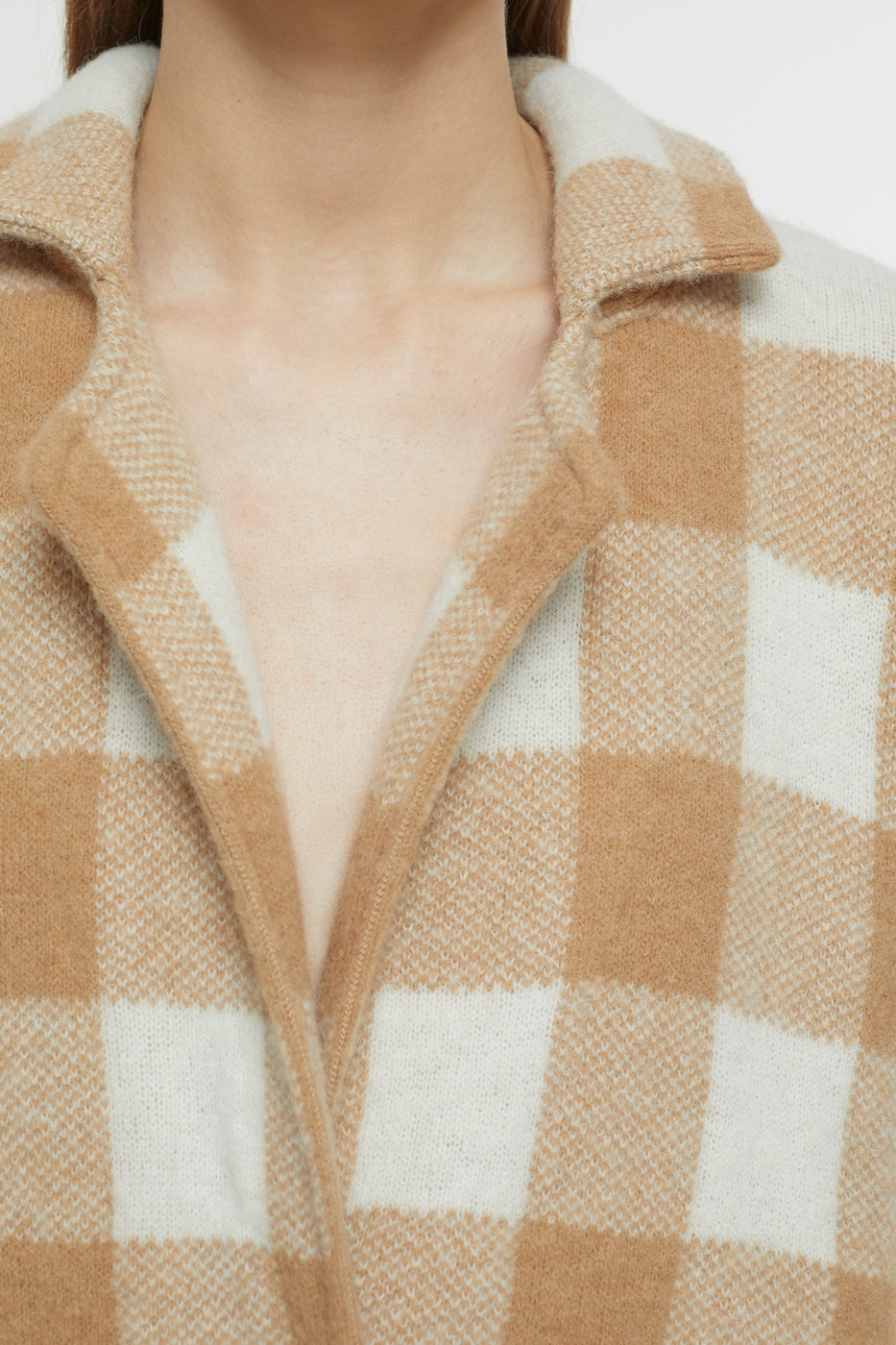 Knitted Shacket - Chino Beige - Femme