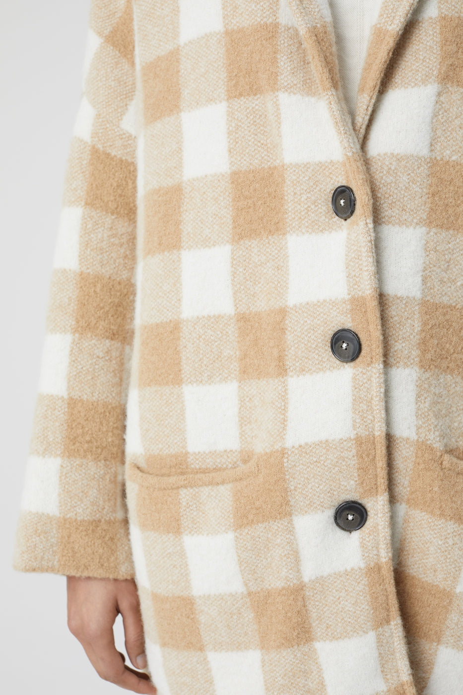Knitted Shacket - Chino Beige - Femme