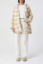 Knitted Shacket - Chino Beige - Femme