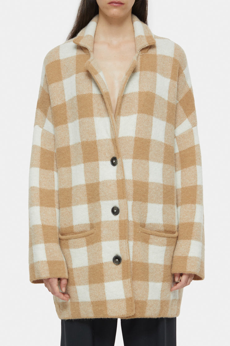 Knitted Shacket - Chino Beige - Femme