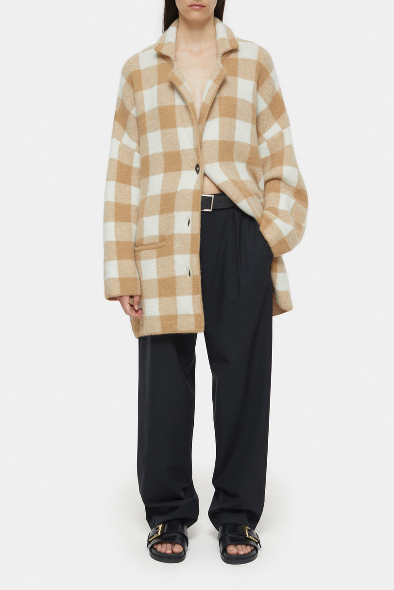 Knitted Shacket - Chino Beige - Femme