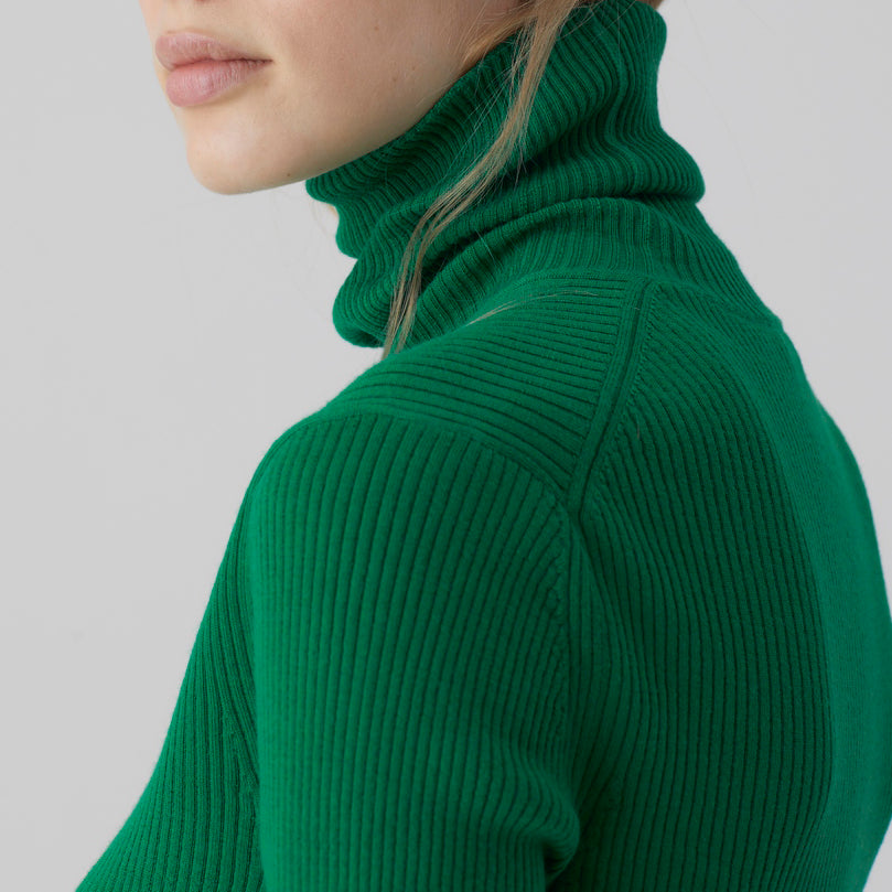 Slim Rolli Long Sleeve - Green Patina - Femme
