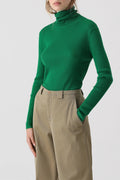 Slim Rolli Long Sleeve - Green Patina - Femme