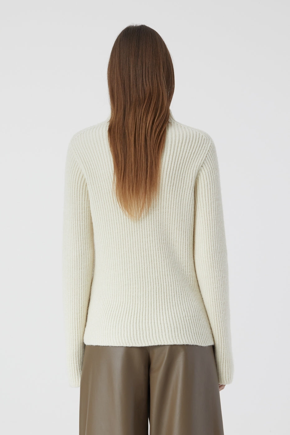 Turtleneck Long Sleeve - Ivory - Femme