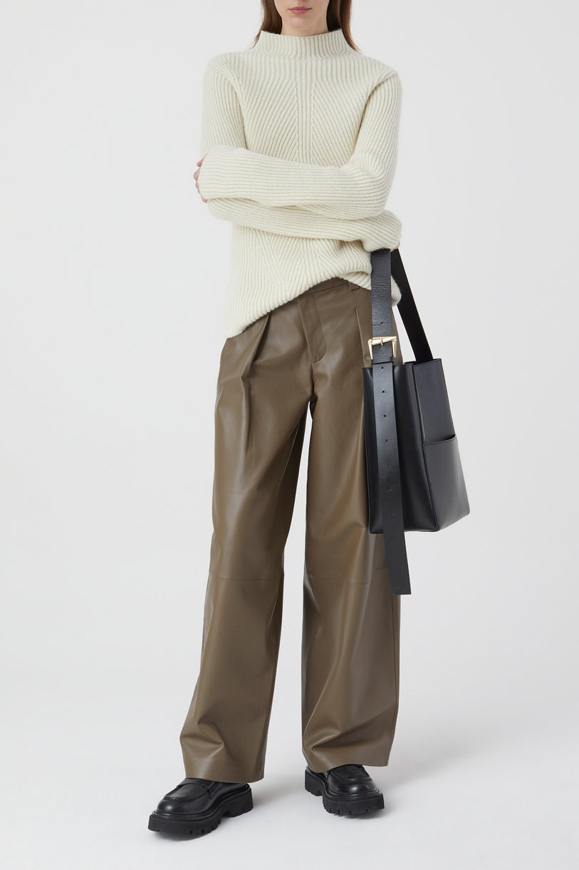 Turtleneck Long Sleeve - Ivory - Femme