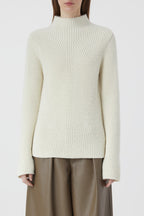 Turtleneck Long Sleeve - Ivory - Femme