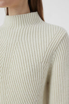 Turtleneck Long Sleeve - Ivory - Femme