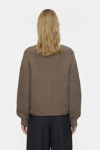 V Cardigan Long Sleeve - Old Pine - Femme