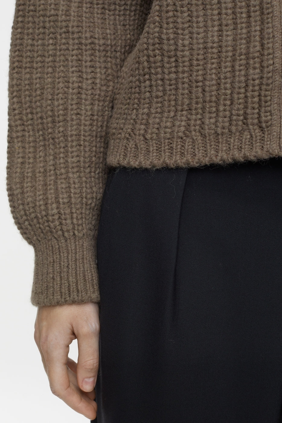 V Cardigan Long Sleeve - Old Pine - Femme