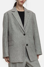 Oversized Blazer - Chilly Chocolate - Femme
