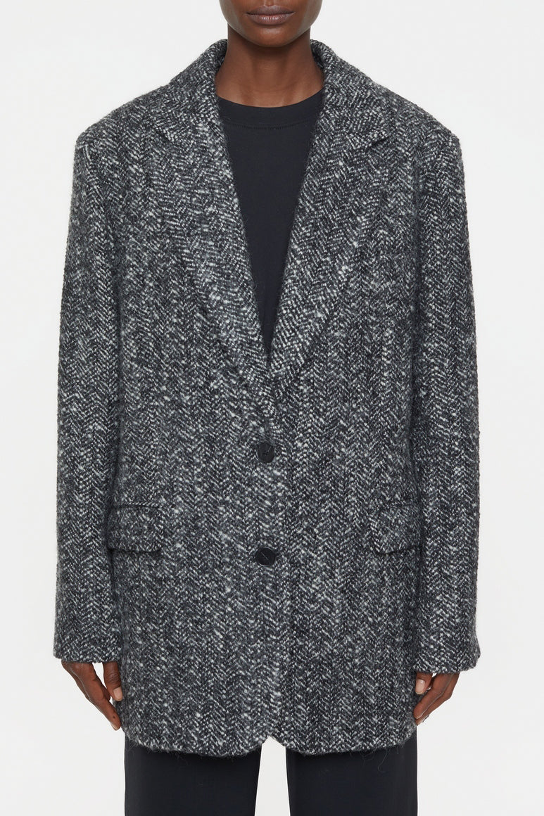 Boyfriend Blazer - Black - Femme
