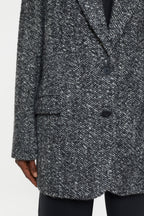 Boyfriend Blazer - Black - Femme