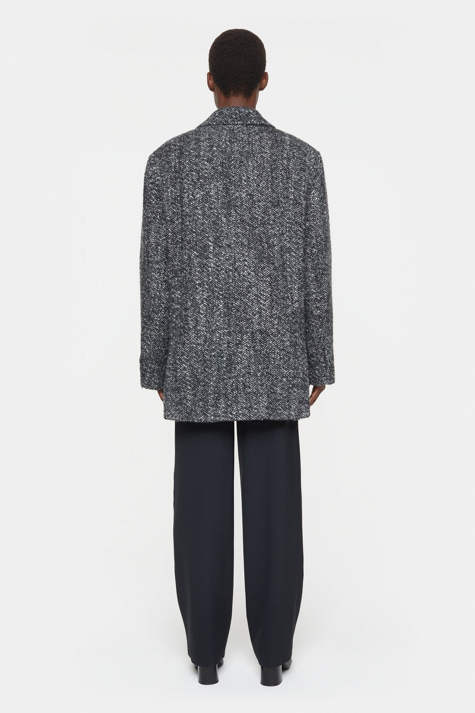 Boyfriend Blazer - Black - Femme