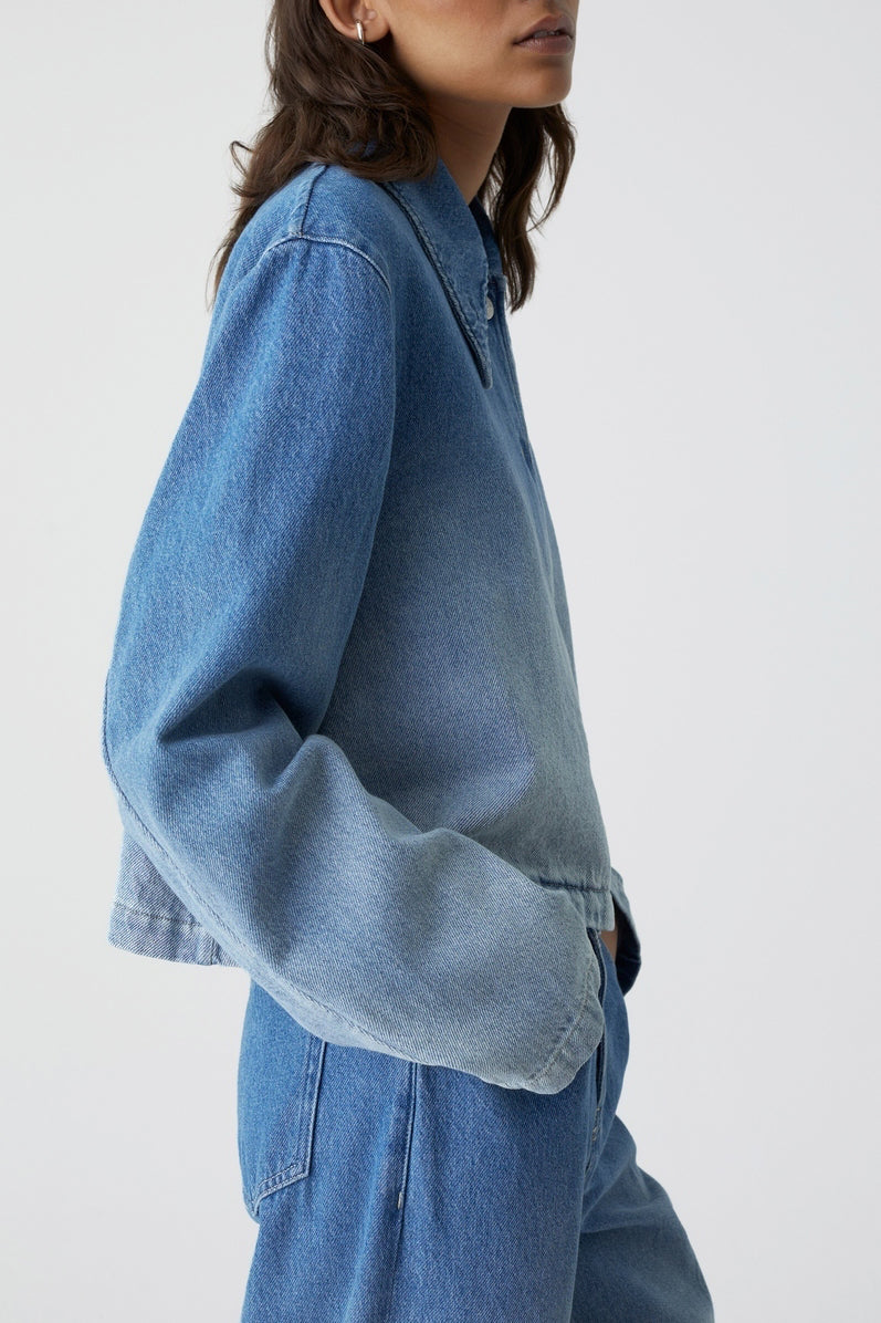 Veste Courte - Mid Blue - Femme