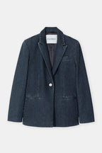 Slim Blazer - Dark Blue - Femme