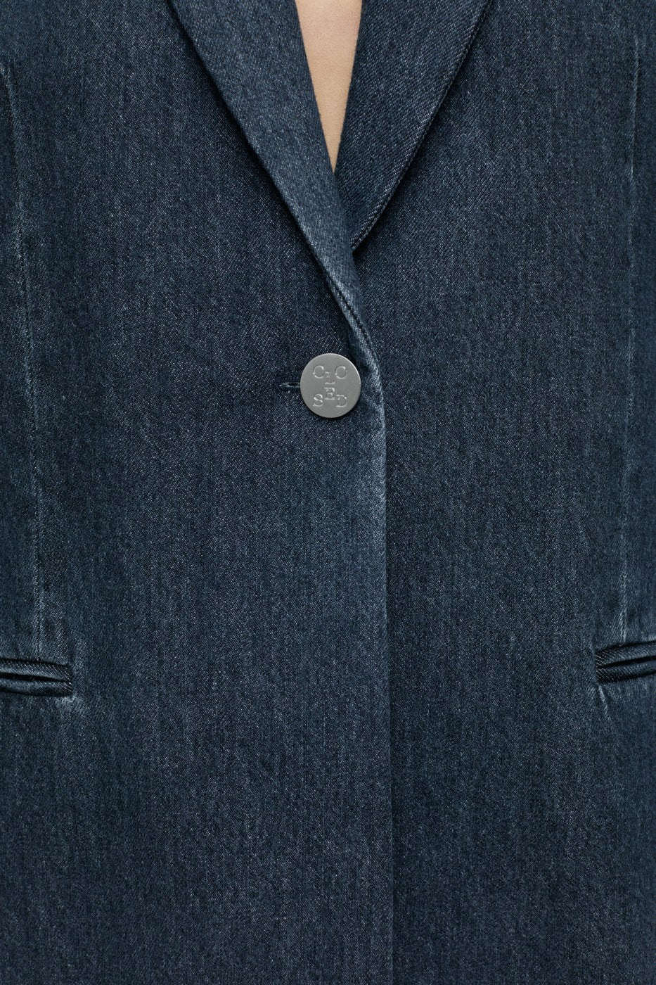 Slim Blazer - Dark Blue - Femme