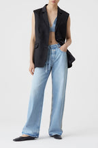 Blazer Vest - Black - Femme