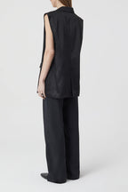 Blazer Vest - Black - Femme