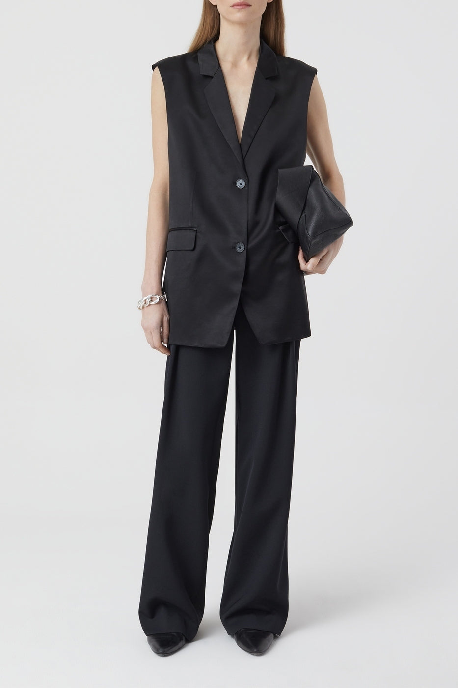 Blazer Vest - Black - Femme