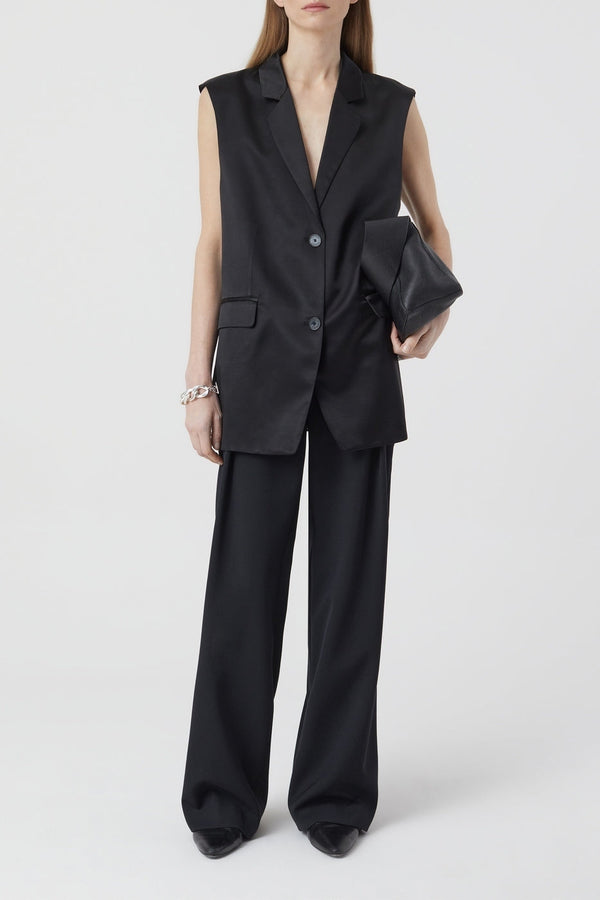 Blazer Vest - Black - Femme