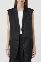 Blazer Vest - Black - Femme