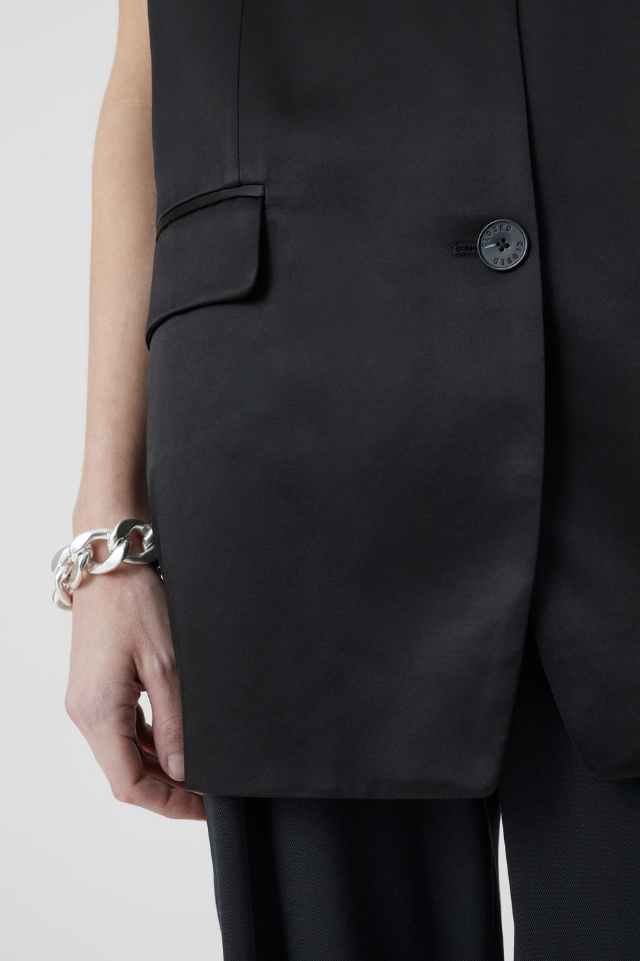 Blazer Vest - Black - Femme