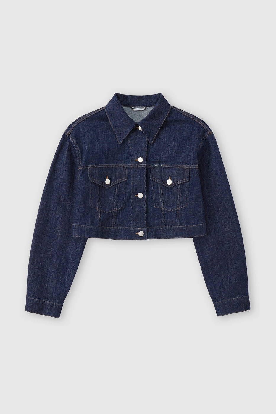 Veste En Jean Boxy  - Dark Blue - Femme