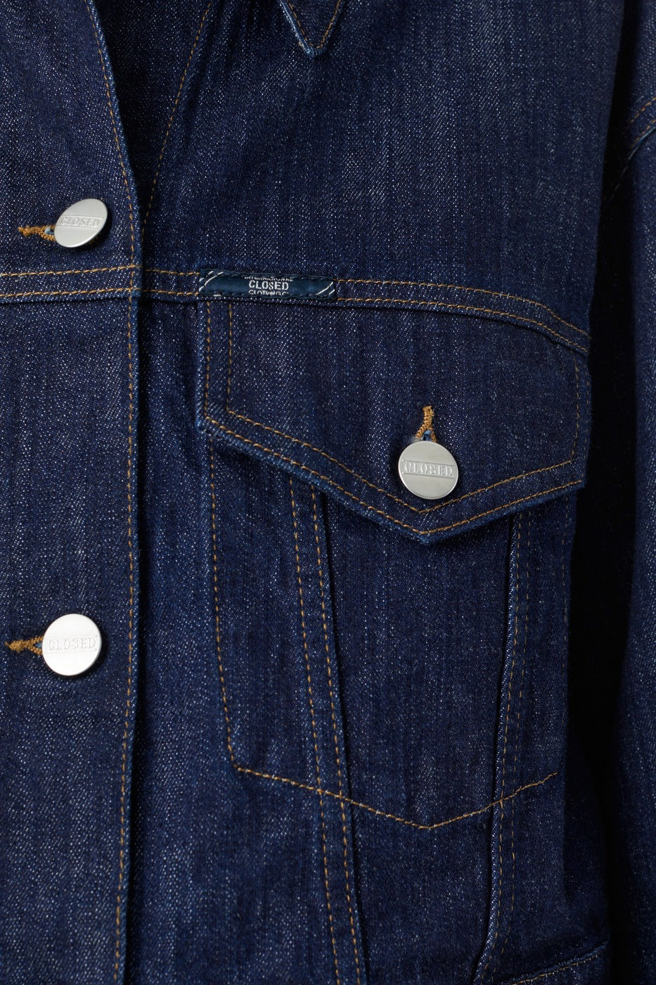 Veste En Jean Boxy  - Dark Blue - Femme