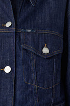 Veste En Jean Boxy  - Dark Blue - Femme