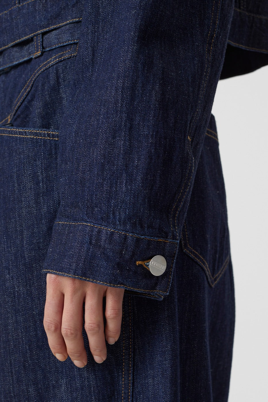 Veste En Jean Boxy  - Dark Blue - Femme