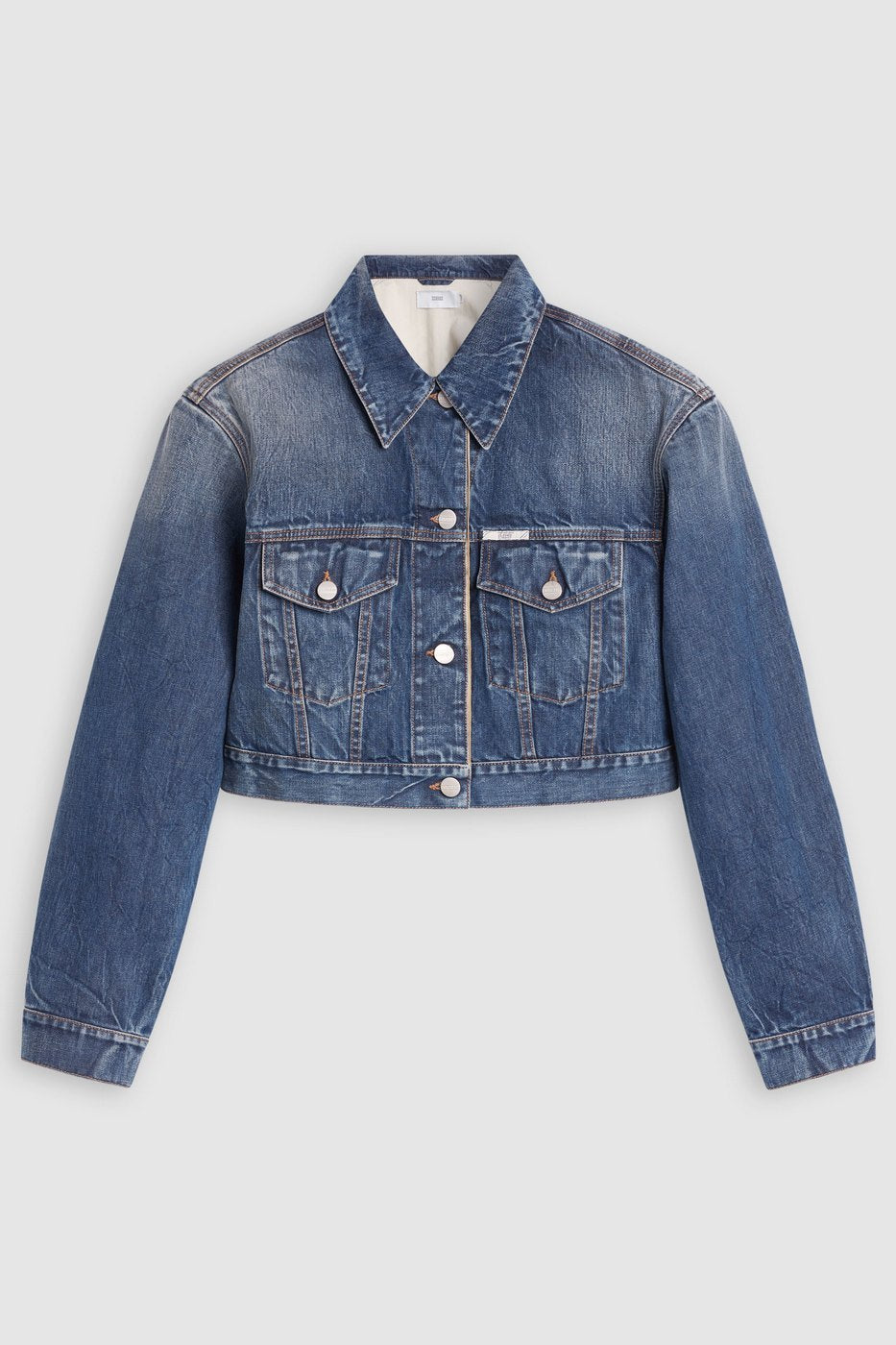 Veste En Jean Boxy - Mid Blue - Femme
