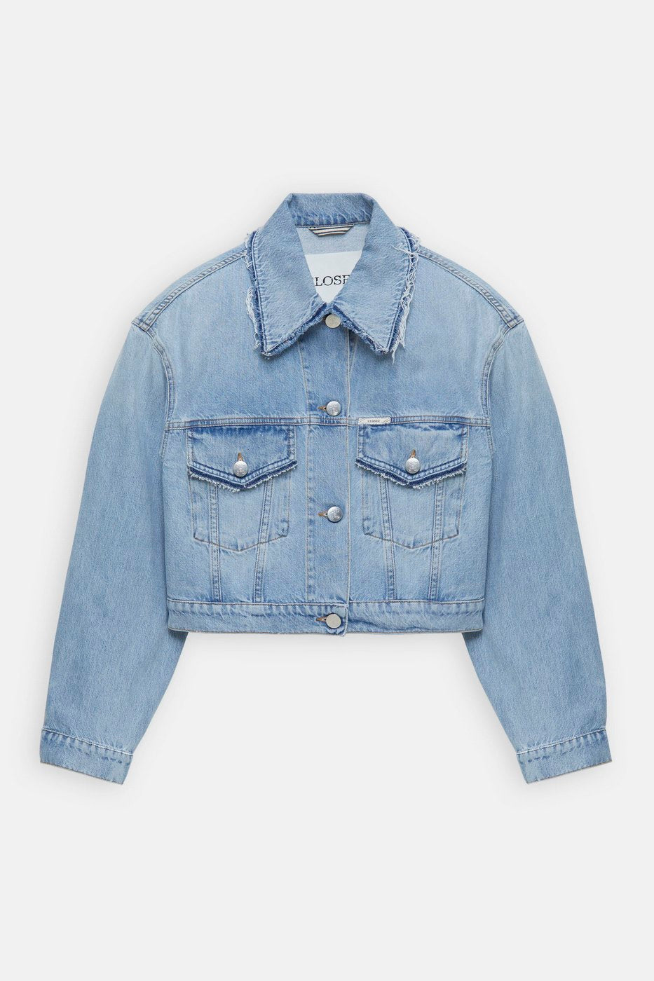 Veste En Jean Boxy - Light Blue - Femme