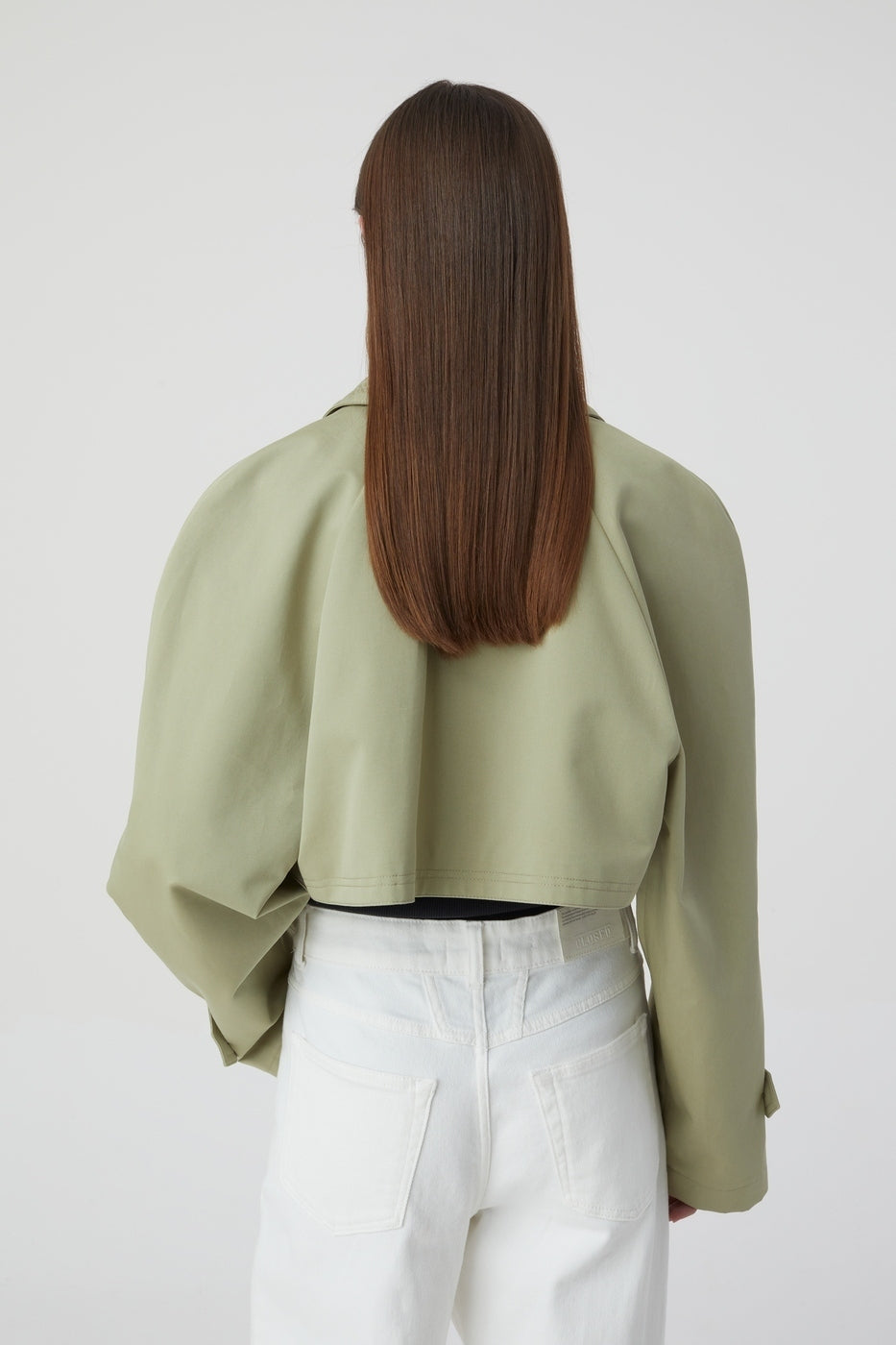 Trench-Coat Trois En Un - Light Moss Green - Femme