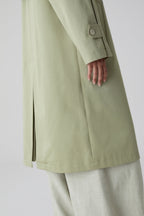 Trench-Coat Trois En Un - Light Moss Green - Femme