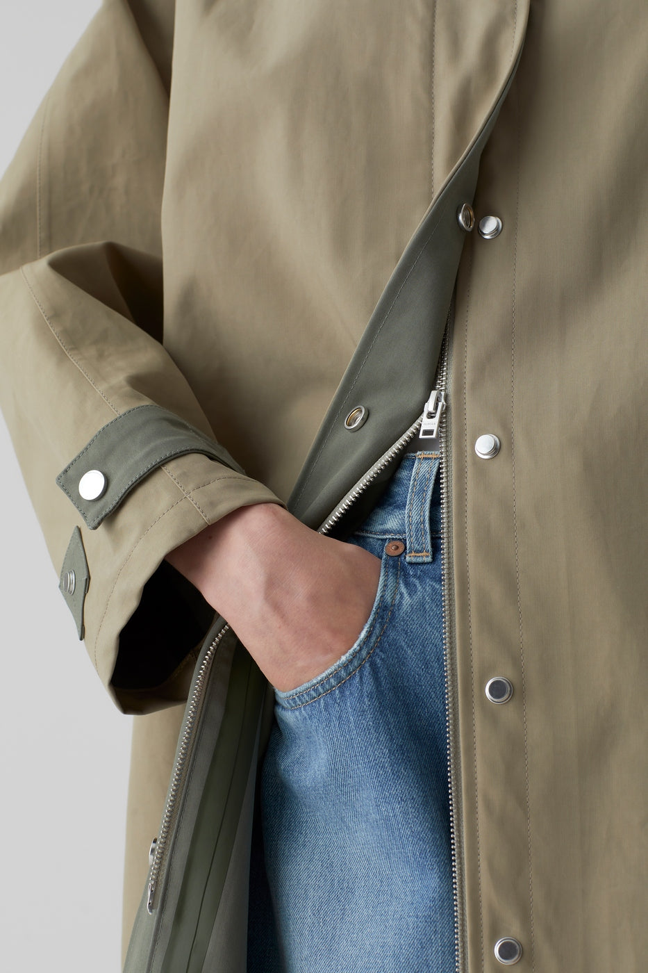 Rain Parka - Grey Marble - Femme