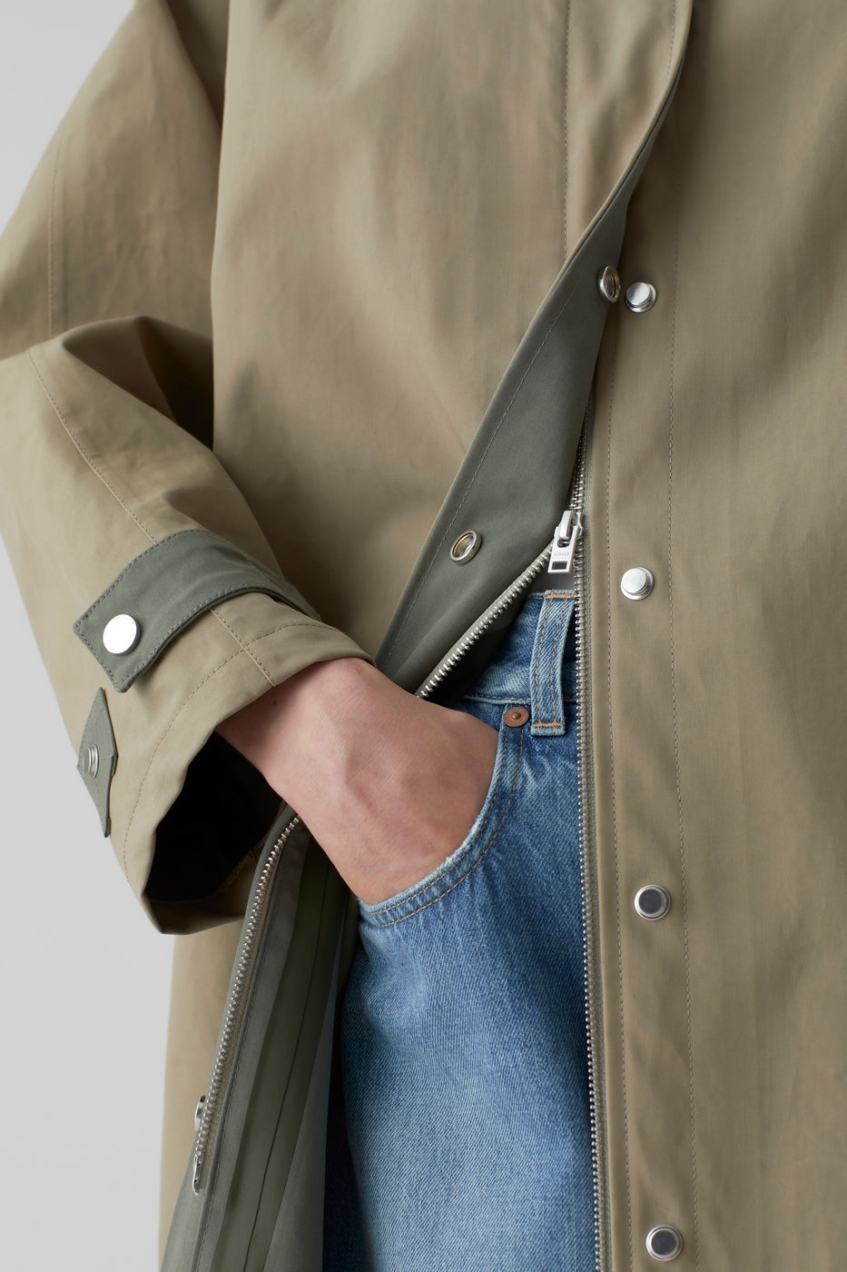 Rain Parka - Grey Marble - Femme