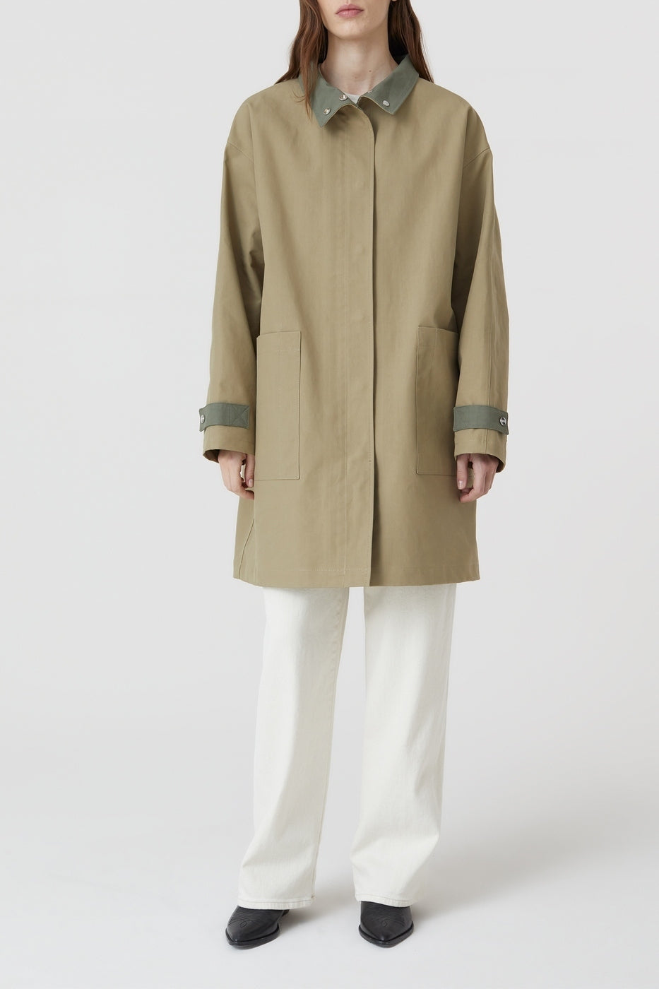 Rain Parka - Grey Marble - Femme