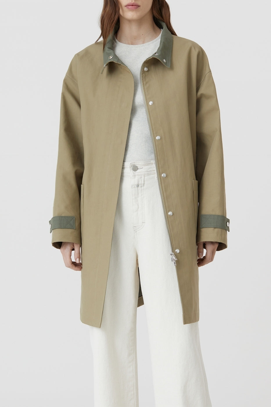 Rain Parka - Grey Marble - Femme
