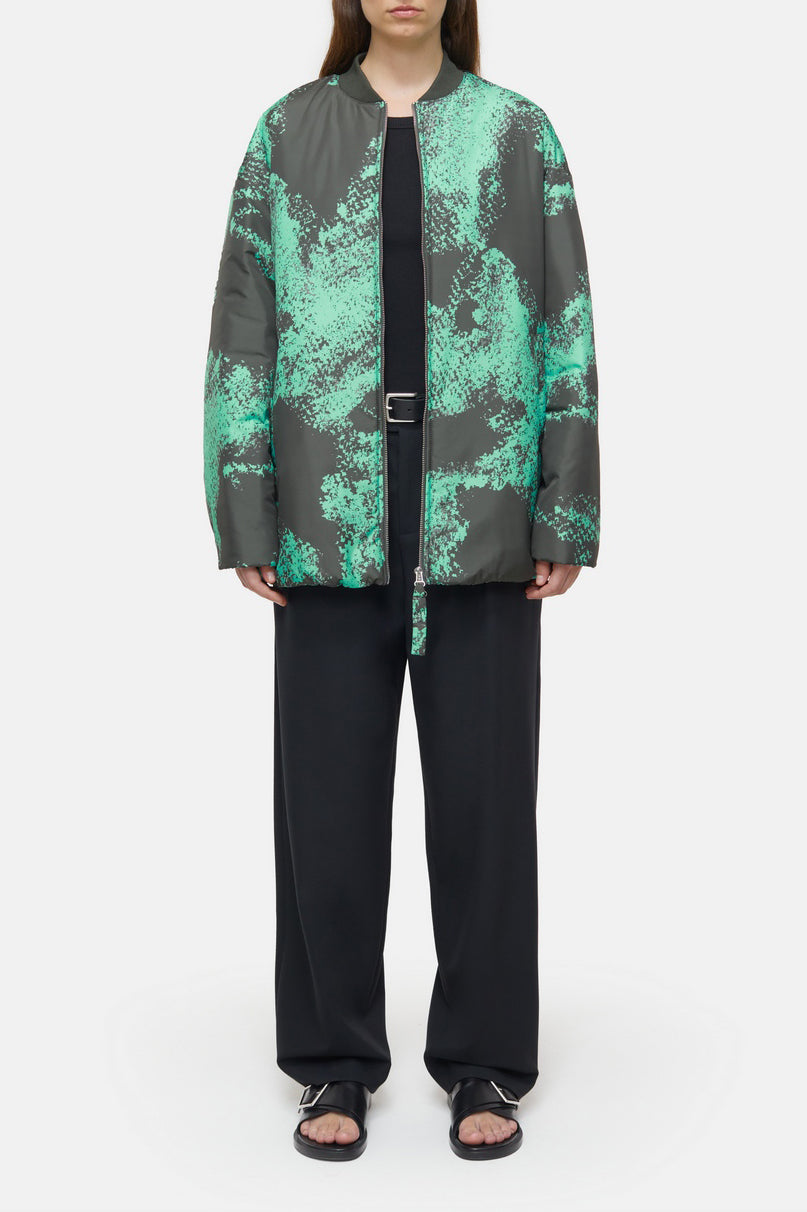 Veste Bomber - Green Weed - Femme