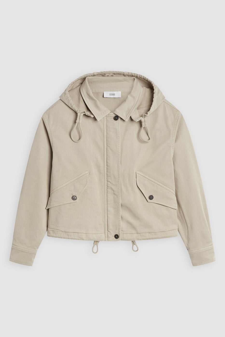 Veste Courte À Capuche - Desert Beige - Femme