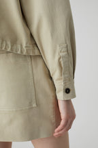 Veste Courte À Capuche - Desert Beige - Femme