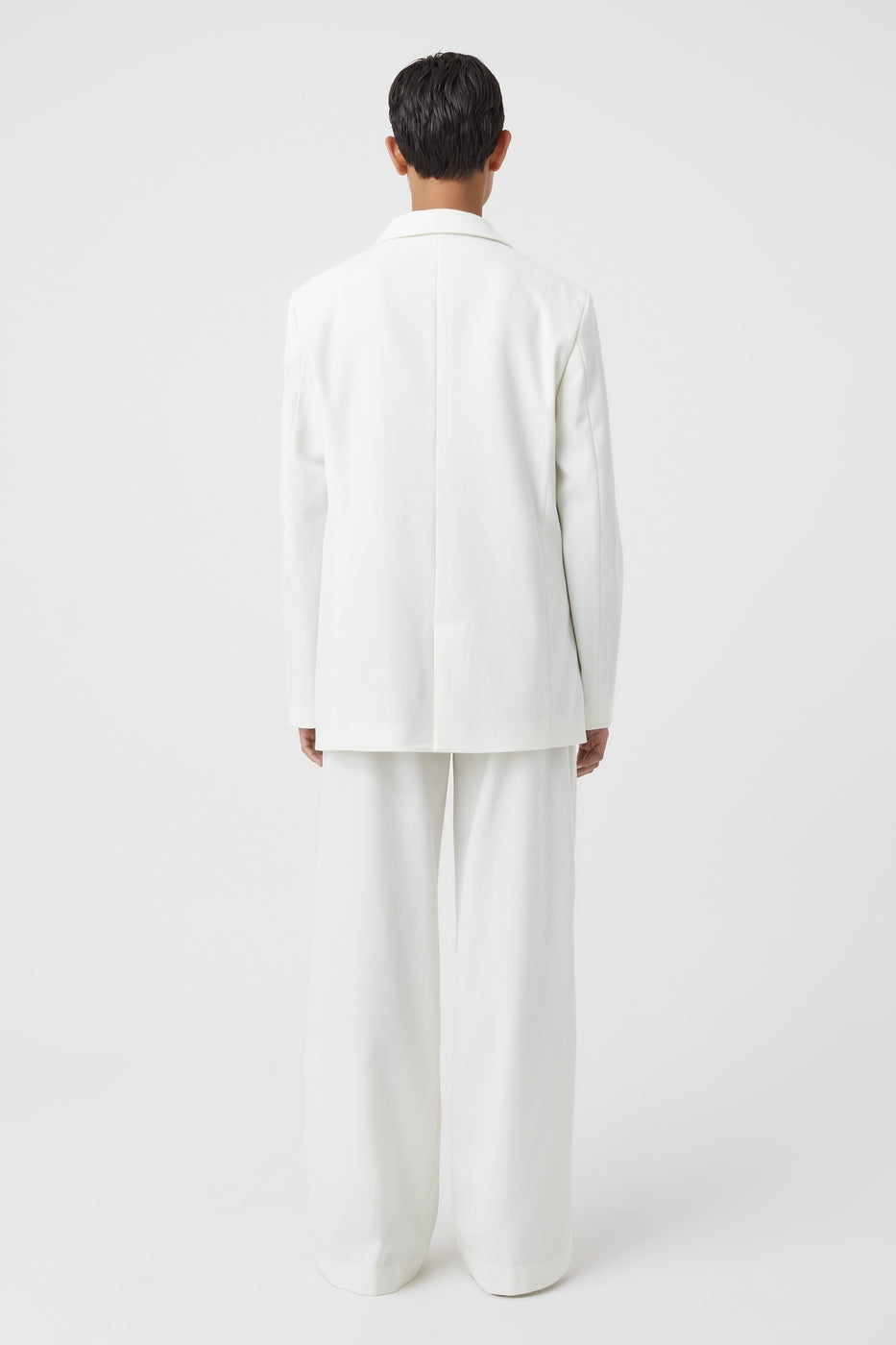 Blazer With Patch Pockets - Ivory - Femme