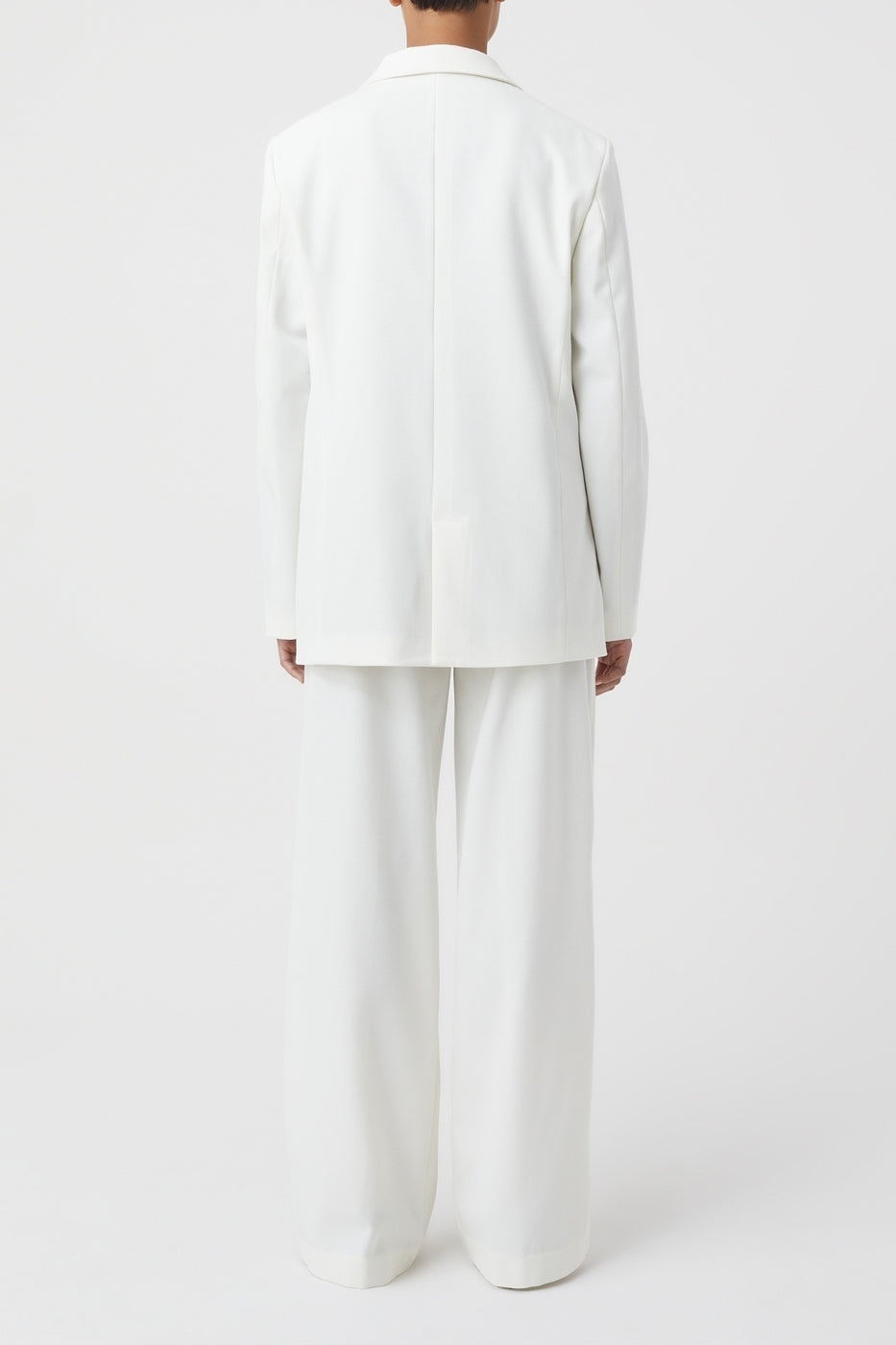 Blazer With Patch Pockets - Ivory - Femme