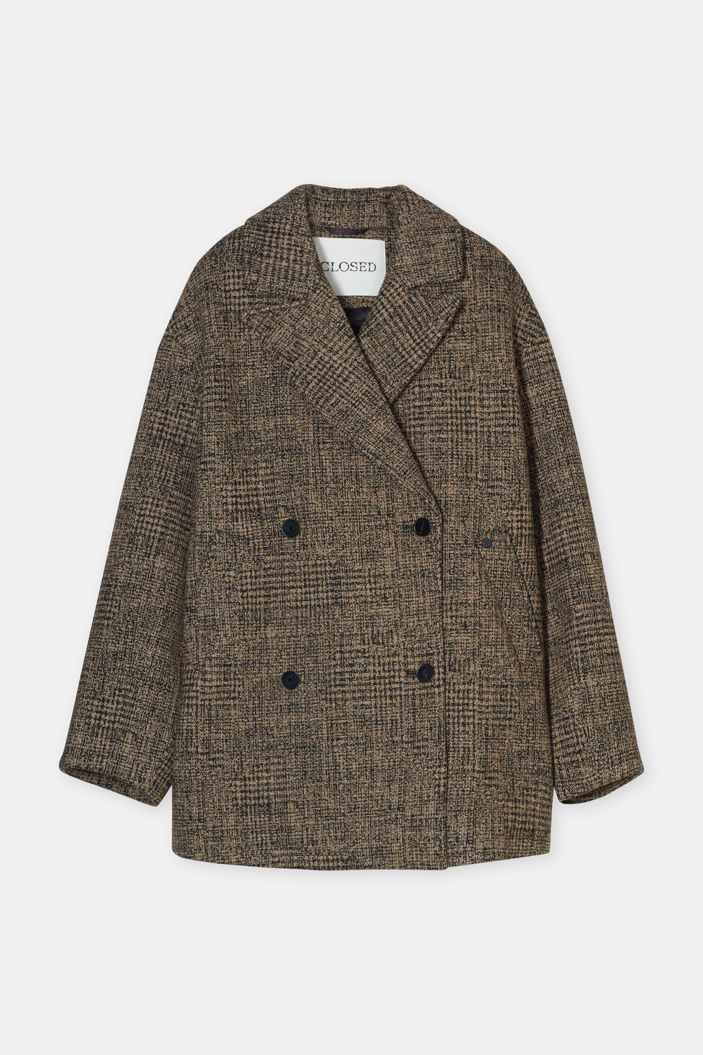 Manteau Croisé - Biscotti Brown - Femme