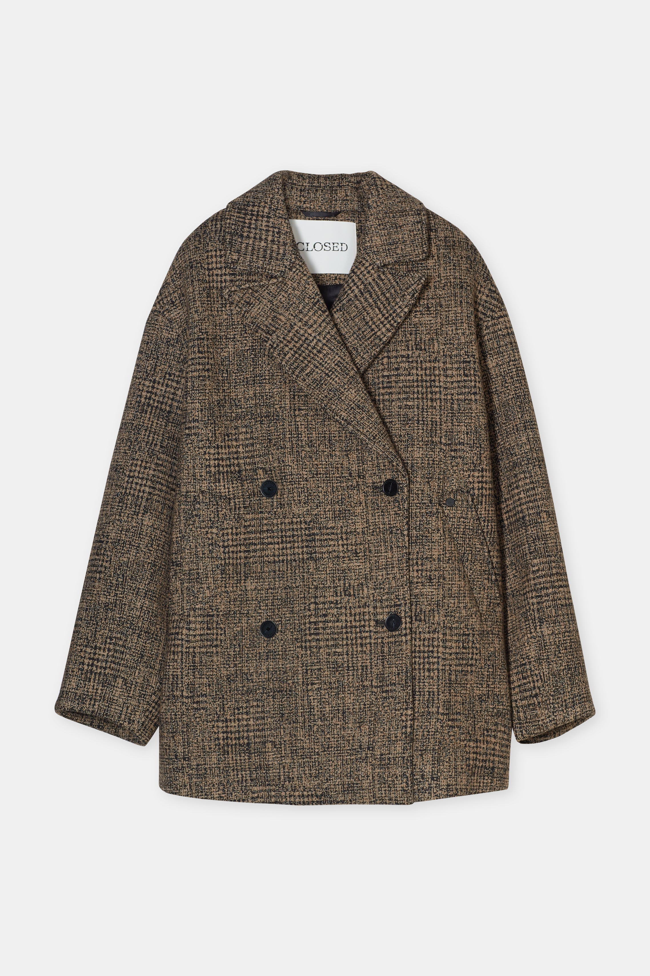 Manteau Croisé - Biscotti Brown - Femme