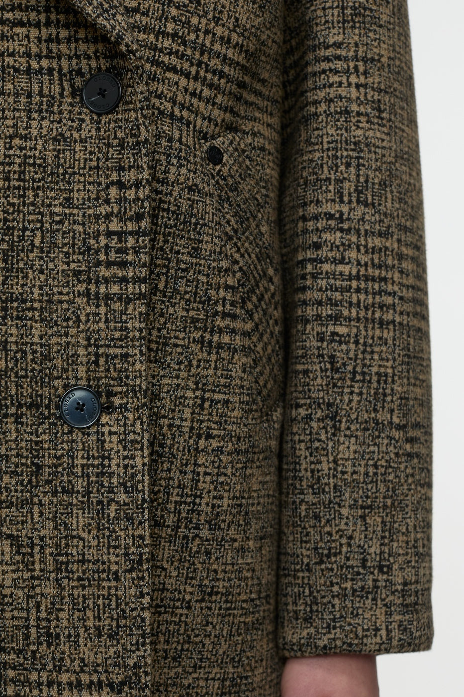 Manteau Croisé - Biscotti Brown - Femme