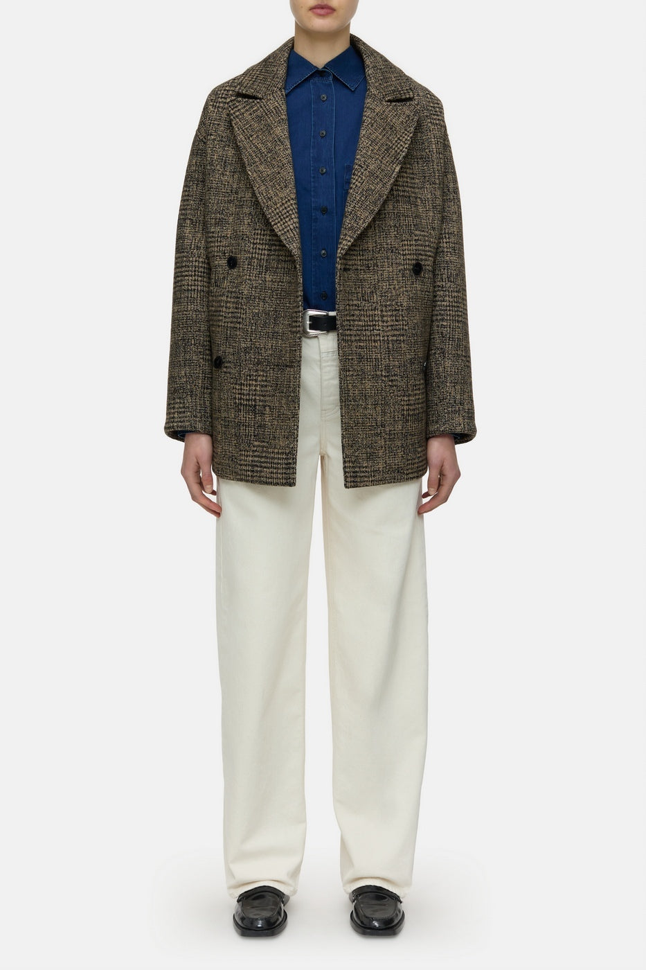Manteau Croisé - Biscotti Brown - Femme